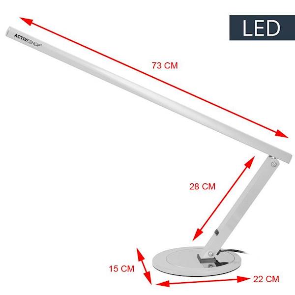 LAMPA NA BIURKO SLIM LED ALUMINIUM 102182