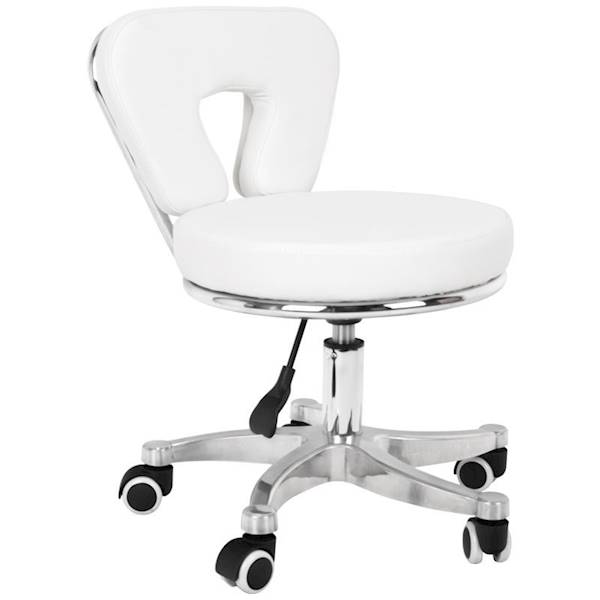 TABORET KOSMETYCZNY DO PEDICURE 9266 BIAŁY 104241