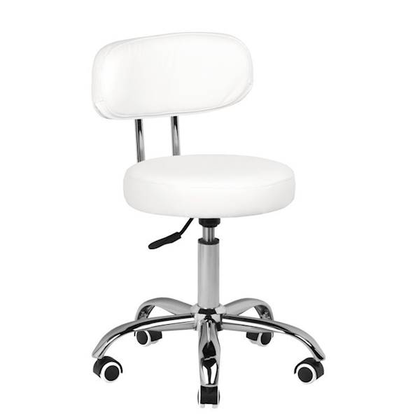 TABORET KOSMETYCZNY BIAŁY A-007 119727