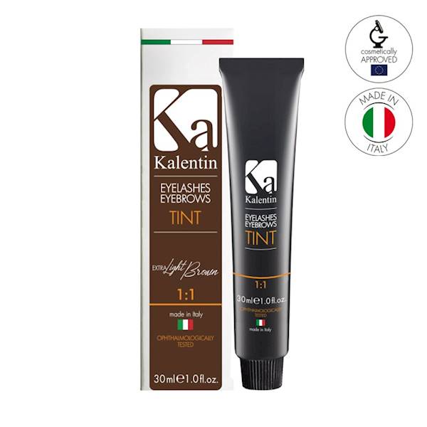 KALENTIN FARBKA DO BRWI I RZĘS - LIGHT BROWN 30ml.