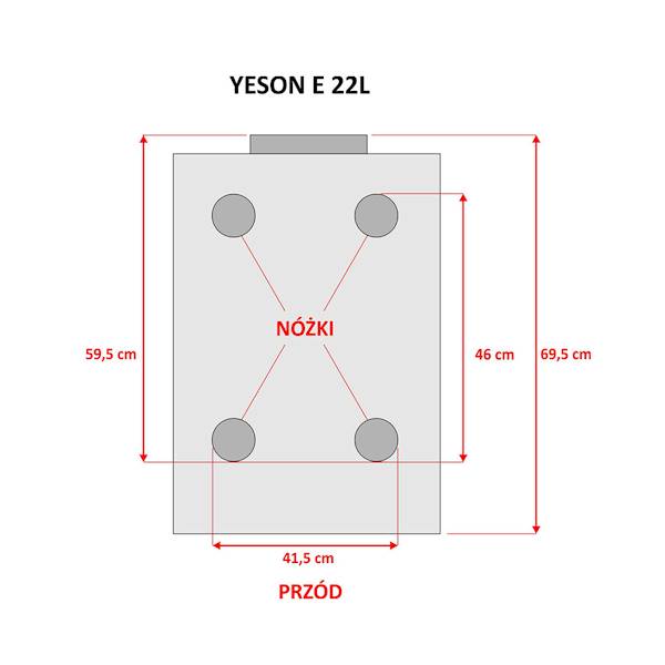 YESON AUTOKLAW SERII E 22L BLACK LED