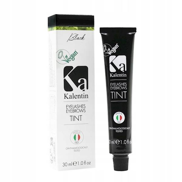 KALENTIN FARBKA DO BRWI I RZĘS - BLACK 30ml. VEGAN