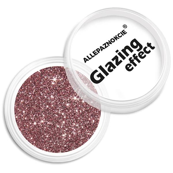 Pyłek do paznokci GLAZING EFFECT 2,5g ROSE