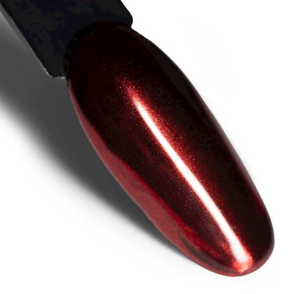 Pyłek do paznokci lustrzany GLASS EFFECT RED Nr 3