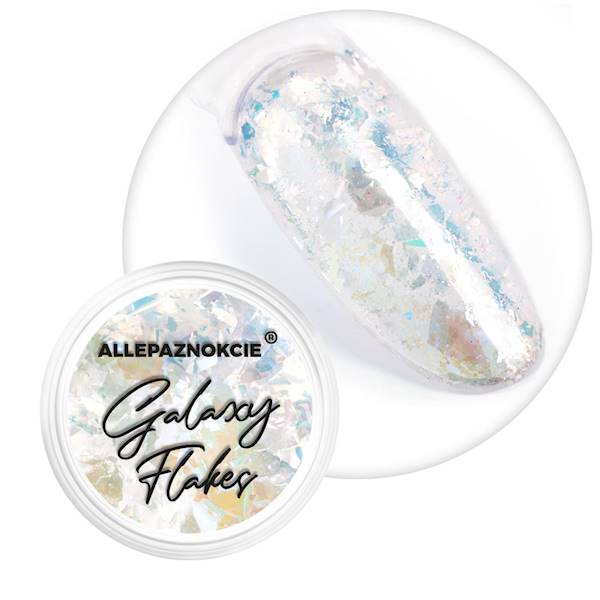 Pyłek do paznokci opalizujący GALAXY FLAKES Nr 1