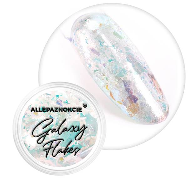 Pyłek do paznokci opalizujący GALAXY FLAKES Nr 6
