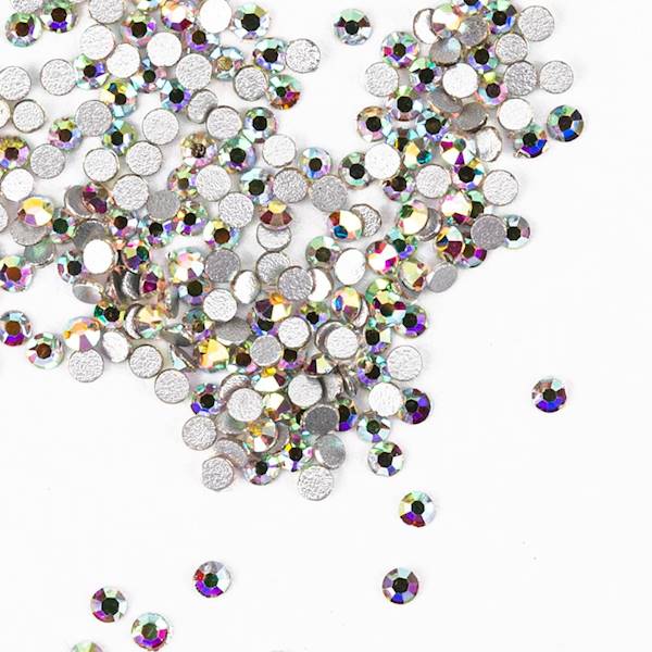 Cyrkonie do paznokci szklane SS3 CRYSTAL AB