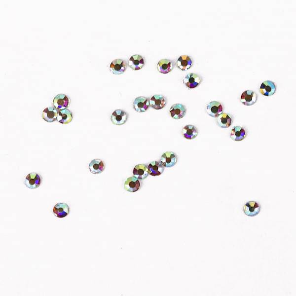 Cyrkonie do paznokci szklane SS3 CRYSTAL AB