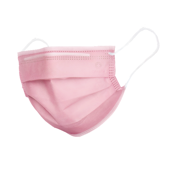 MASKA MEDYCZNA OPHARM 50szt. PASTEL PINK