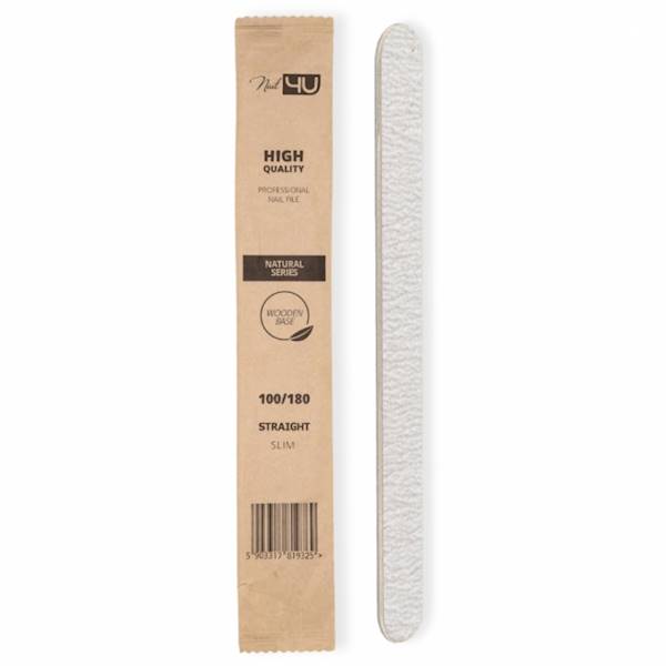 NAIL4U Pilnik NATURAL SLIM Prosty 100/180