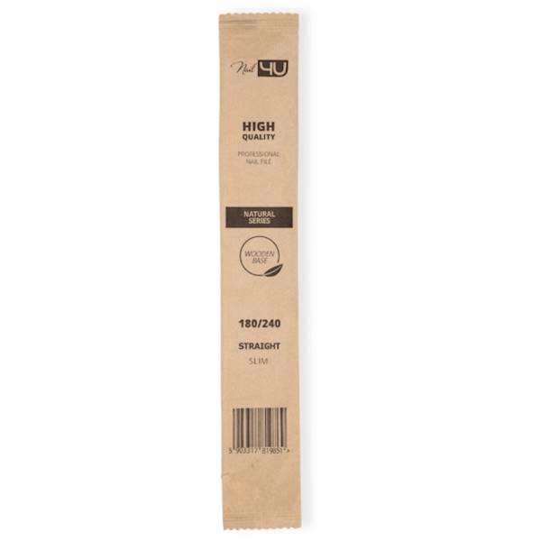 NAIL4U Pilnik NATURAL SLIM Prosty 180/240