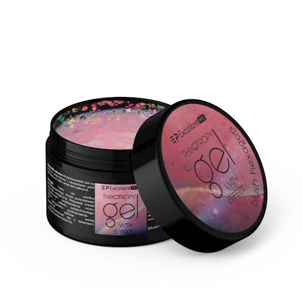 Excellent PRO Thixotropy gel with effect Blush Hex
