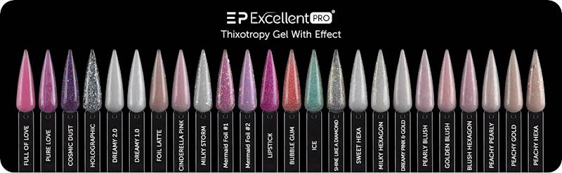 Excellent PRO Thixotropy gel with effect Milky Sto