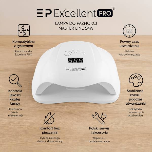 Lampa do paznokci Excellent Pro 54W Master 