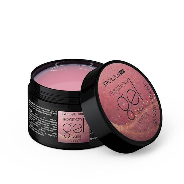 Excellent PRO Thixotropy gel with effect Golden Bl