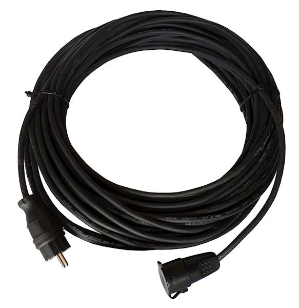 Przedłużacz 1F 40m OW3*2,5 wej/wyj: 230V IP44