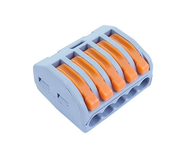 5-torowa uniwersalna 0,75-2,5mm² złączka