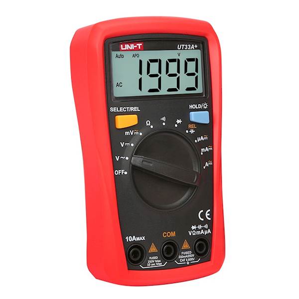 Miernik UT33A+ uniwersalny auto + pojemność
