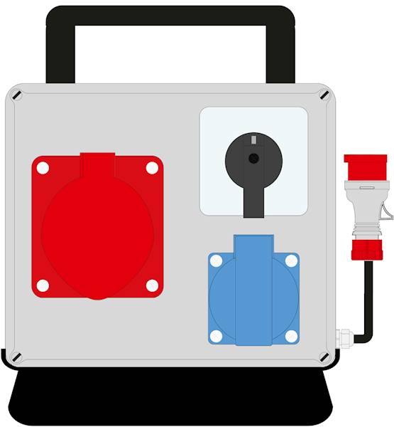 MaxiELO we:32/4 wy:32/4 + 1x230V + wyłącznik TRG