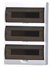 Rozdzielnica natynkowa 3x12M IP40, plastik