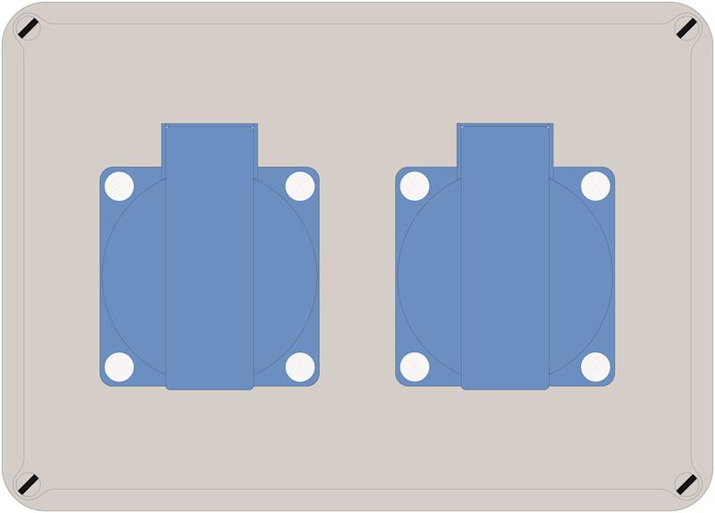 ELO 2x230V IP54