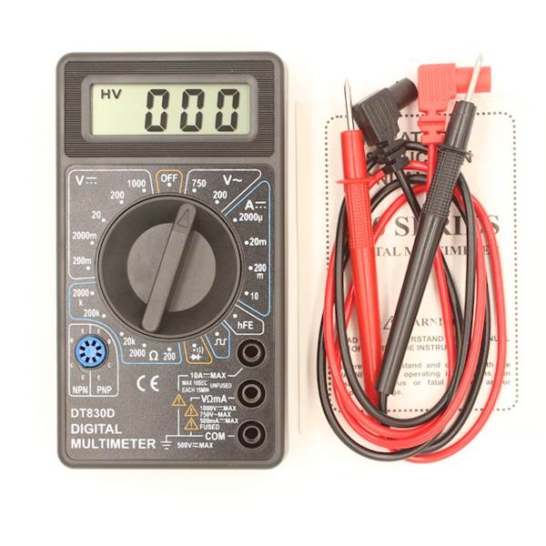 Miernik DT830D uniwersalny z buzzerem