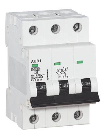 Wyłącznik nadmiarowy SINTEC AUB 3P B32A 6kA