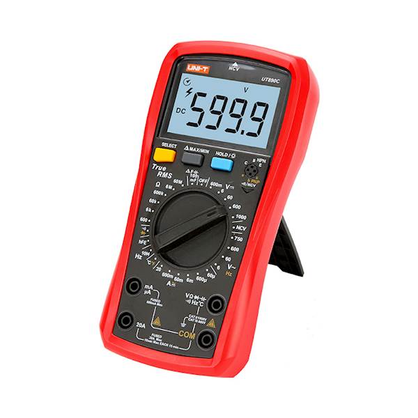 Miernik UT890C uniwersalny TrueRMS + pojemność, częstotliwość, temperatura, NCV