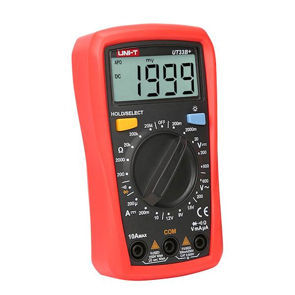 Miernik UT33B+ uniwersalny + test baterii