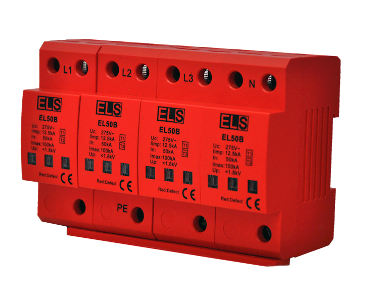 Ogranicznik ELS typ 1 (klasa B) 4P 50/100kA 1,8kV
