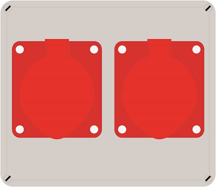 ELO 32/4 + 16/4*3x10A IP44