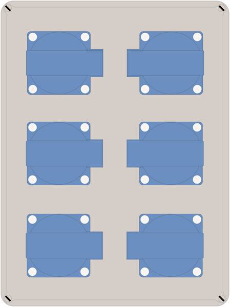 ELO 6x230V IP54