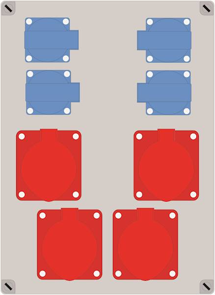 ELO 4x32/4 + 4x230V IP44