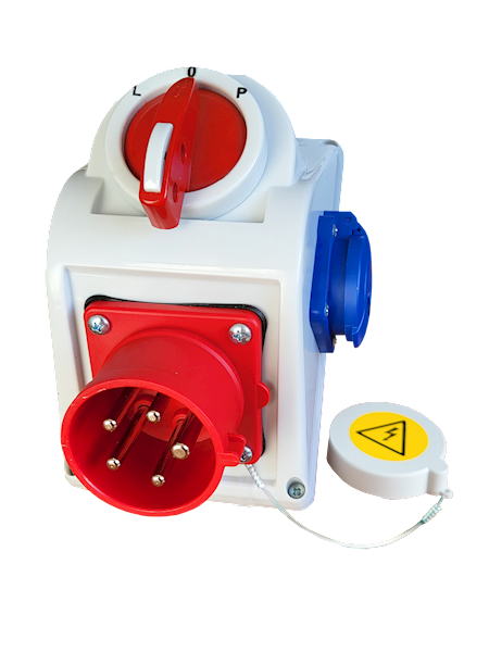 Zestaw odbiorczy 16/5 L-0-P 1x230V IP44