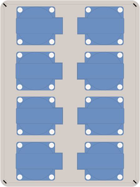 ELO 8x230V IP54