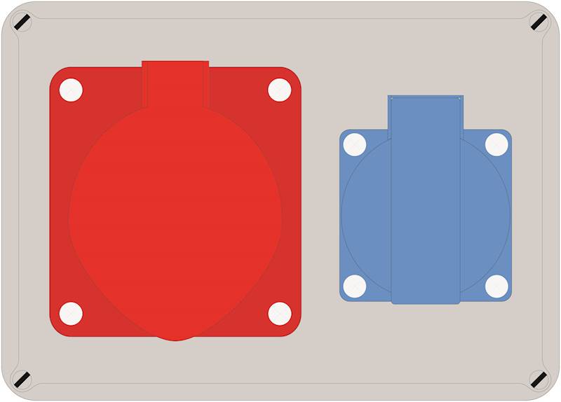 ELO 32/4 + 1x230V*10A IP44