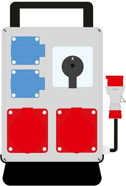 MaxiELO we:32/5 wy:32/5 16/5 2x230V wyłącznik TRG