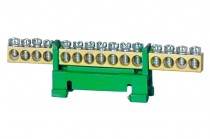 Listwa zaciskowa ochronna 7x10mm2 zielona
