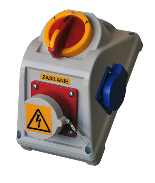 Zestaw odbiorczy 16/4 L-0-P 1x230V IP44