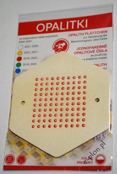 Opalitki czerwone