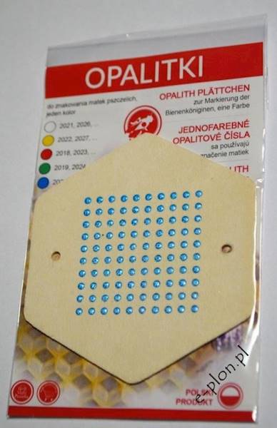 Opalitki niebieskie
