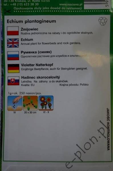 Żmijowiec mieszany 1g /Pol/