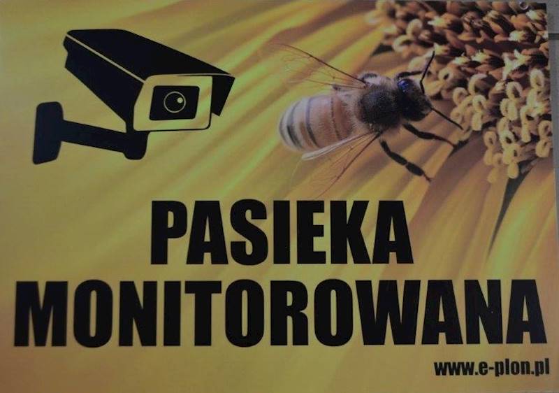 Tabliczka A3 "Pasieka monitorowana" - wzór T16