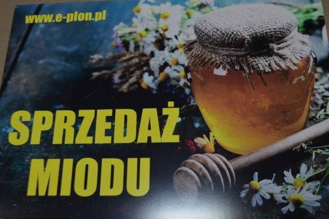 Tabliczka A4 "Sprzedaż miodu" - wzór T35
