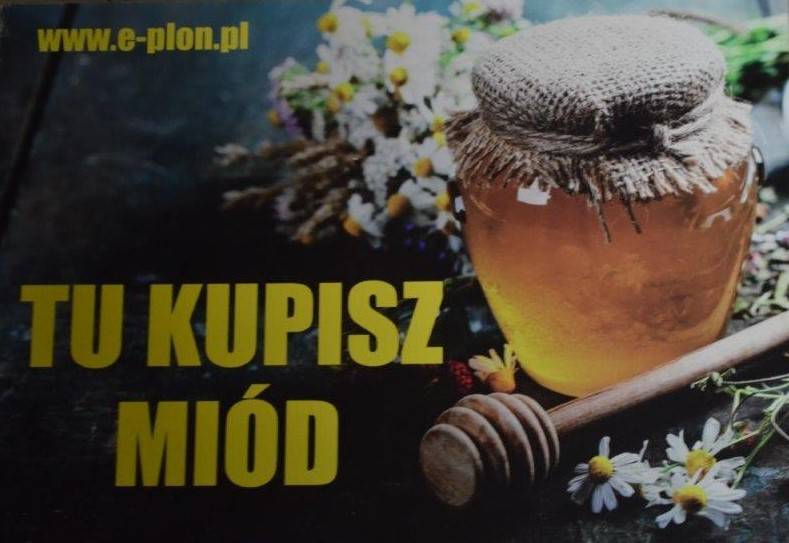 Tabliczka A4 "Tu kupisz miód" - wzór T38