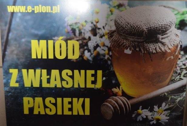 Tabliczka A3 "Miód z własnej pasieki" - wzór T42