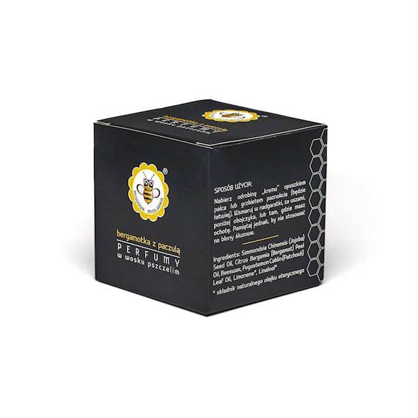 Perfumy w wosku Bergamotka z paczulą 15g