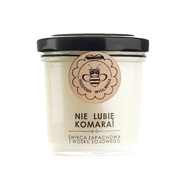 Świeca z wosku sojowego Nie lubię Komara 120ml