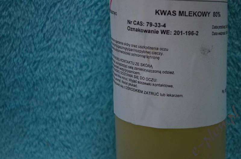 Kwas mlekowy1 litr / 15%