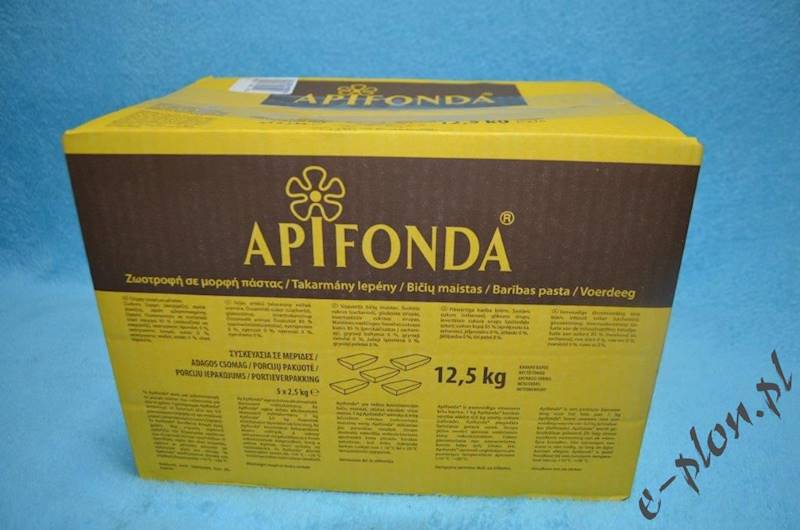 Pasza dla pszczół - ciasto APIFONDA 2,5 kg